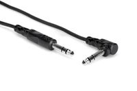 Hosa CSS-110R 1/4" TRS to Right Angle 1/4" TRS Balanced Interconnect, 10 Feet