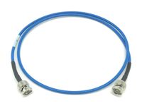 AV-Cables 12G 4K HD SDI BNC - BNC Cable Belden 4855R Mini RG59 (50ft, Blue)