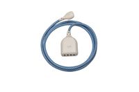 360 Electrical 360614 Habitat4.8 Braided w/ 4.8A 4-Port USB extension cord, 6 ft, Summer Twilight