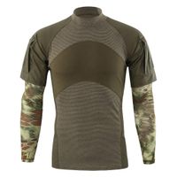 Men's Short Sleeve T-Shirt Cool Dry Compression Top Muscle Gym Bodybuilding Shirts with Cover Sleeves Green