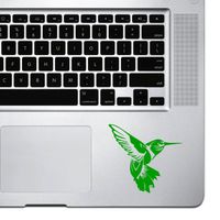 StickAny Palm Series Detailed Humming Bird Sticker for MacBook Pro, Chromebook, and Laptops (Green)