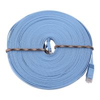 Lazmin 50' FT Feet 50Ft 50 Feet CAT6 RJ45 Ethernet Network LAN Patch Cable 1000M Cord for Connects Computer to Printer, Router, Switch Box PS3 PS4 Xbox 360 Xbox One - Blue New(50FT)