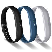 Greeninsync Compatible with Fitbit Flex 2 Accessory Band, Adjustable Soft Silicone Sports with Fastener Clasp Fitness Replacement Wristband Strap for Fitbit Flex 2 Smart Watch Large Women Girl(3Pack)