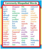 Carson Dellosa Commonly Misspelled Words Stickers (168068)