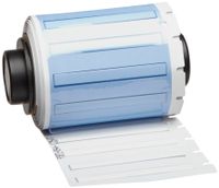Brady PSPT-094-175-WT TLS 2200 and TLS PC Link 1.765" Width x 0.182" Height, B-342 Heat-Shrink Polyolefin, Matte Finish White PermaSleeve Wire Marker Sleeves (100 per Roll)
