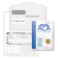 ComplyRight Form 1095-C Health Coverage Forms and Envelopes with ACA Software, Pack of 100 Forms