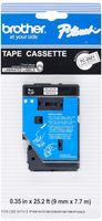 3/8" (9mm) Black on White P-touch TC Tape for Brother PT-III, PTIII Label Maker