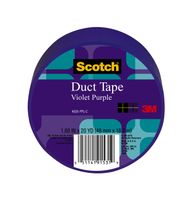 Scotch Duct Tape, Violet Purple, 1.88-Inch by 20-Yard, 6-Pack