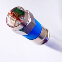 35ft (2 PACK) WHITE SOLID COPPER COAXIAL RG-6 3Ghz UV JACKET INDOOR & OUTDOOR DIRECTV SATELLITE ANTENNA CABLE 18AWG 75 Ohm ANTI-CORROSION NICKEL CONNECTORS ASSEMBLED IN USA by PHAT SATELLITE INTL