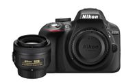 Nikon D3300 DSLR Body (Black) w/ 35mm F/1.8G