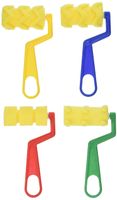 School Smart 85729 Unique Shape Sponge Roller Set - Set of 4