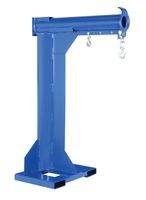 Vestil LM-HRNT-4-24 Steel Non-Telescoping High Rise Boom, 4000 lb Capacity, 24" Fork Pocket Center, Overall LxWxH (in.) 32 x 50.375 x 78.5625, Overall Extended Length (in.) 50-3/8, Blue