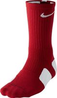 Nike Elite Basketball Crew Socks Large (M.8-12 W.10-13) Red, White