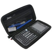 Khanka Hard case for Texas Instruments TI-Nspire CX CAS Graphing Calculator Mesh Pocket for Other Accessories