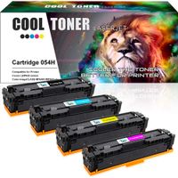 Cool Toner Compatible Toner Cartridge Replacement for Canon 054H 054 Cartridge CRG-054H Cartridge for Canon Color ImageClass MF642Cdw MF644Cdw MF640C LBP622Cdw LBP620 Printer (K/C/Y/M, 4 Packs)