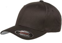 Flexfit Men's Athletic Baseball Fitted Cap, Brown, Large/X-Large