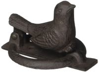 Esschert Design LH235 Series Bird Door Knocker, Antique Brown
