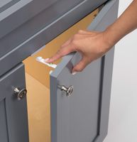 Safety 1st Adhesive Cabinet 4 Piece Latch for Childproofing, White, One Size