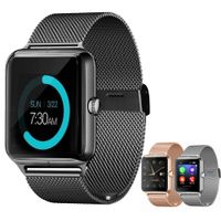 Smart Watch Upgrated Bluetooth Smartwatch with Camera Touchscreen, Sport Wrist Watches for iPhone/Android/iOS