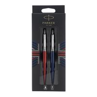 Parker Jotter London Duo Discovery Pack: Red Kensington Ballpoint Pen & Royal Blue Gel Pen