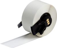 BMP61 M611 Labels Polyester 1 in W x 50 ft L White