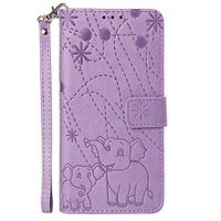 Lomogo Leather Wallet Case for Samsung Galaxy Note 9 with Stand Feature Card Holder Magnetic Closure, Shockproof Flip Case Cover for Galaxy Note9 - LOYBO470262 Purple