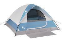 ALPHA CAMP 2-Person Camping Dome Tent with Carry Bag, Lightweight Waterproof Portable Backpacking Tent for Outdoor Camping/Hiking/Beach, Blue