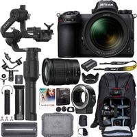 Nikon Z6 Mirrorless Full-Frame Camera Filmmaker's Kit with 24-70mm F4 S Lens + DJI Ronin-S Essentials Kit 3-Axis Handheld Gimbal Stabilizer Bundle + Mount Adapter FTZ + Deco Photo Backpack + Software