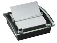 Post-it Pop-up Note Dispenser, Black Base Clear Top, Designed to work with Post-it Pop-up Notes, Classic Design, Fits 3 in. x 3 in. Notes, (DS330-BK)