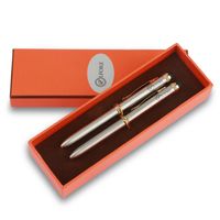 Stylus, 2 in 1 Design Slim Capacitive Stylus and Ballpoint Pens for Universal Touch Screens Devices for iPhone, iPad, Android, Smartphones, Tablet PC with Gift Box-2Pack(Stainless Steel Silver)