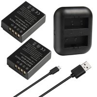 ARyee NP-W126 Camera Battery (2-Pack) Compatible with Fujifilm NP-W126 NP-W126S Fujifilm FinePix HS30EXR HS33EXR HS50EXR X-A1 X-E1 X-E2 X-M1 X-Pro1 X-T1, Dual Charger and Battery Set