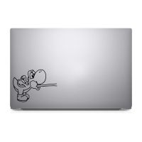 Bargain Max Decals - Yoshi - Apple MacBook Air/pro/Retina 13/15/17" (Black)