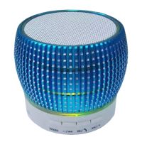 Bluetooth Speaker Portable Wireless Speaker Night Light Changing Color Led Mini Speaker Home Travel Outdoors Speaker Built-in Microphone TF Card Slot Compatible with Cell Phones Android Ios Tablets PC