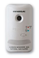 Universal Security Instruments M Series Plug-In Carbon Monoxide and Natural Gas Alarm with 9-Volt Battery Backup, Model MCN400B