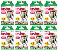 Fujifilm Instax Mini Instant Film (8 Twin Packs, 160 Total Pictures) for Instax Cameras