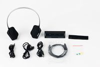 VOXOA XTV200 Bluetooth Wireless Low Latency TV System 2nd Gen, No Lip Sync/Echo, Good for All HDTV Sets with Digital Audio/Headphones Jack