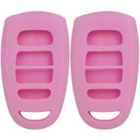 2 New Silicone Cover Protective Case for Select Remote Key Fobs SV3HMTX - Pink