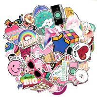 Girl Cute Lovely Laptop Stickers Water Bottle Skateboard Motorcycle Phone Bicycle Luggage Guitar Bike Sticker Decal 100pcs Pack