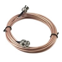 Vanxse RG316 SDI Cable 50 Ohm BNC Male to BNC Male Video Coaxial Coax Cable for SDI Camera Security CCTV Camera DVR Surveillance System/BMCC (3Meters)