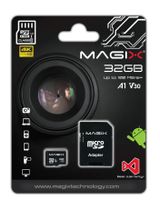 Micro SD Card MAGIX 4K Series Class10 V30 + SD Adapter UP to 100MB/s (32 GB)