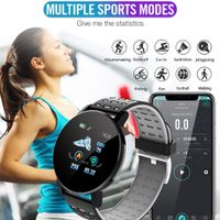 sunnmall Touch Screen Smart Watch Sports IP67 Waterproof Heart Rate Sleep Monitor Smart Watches