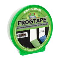 FROGTAPE 1358463 Multi-Surface Painter's Tape with PAINTBLOCK, Medium Adhesion, 0.94" Wide x 60 Yards Long, Green