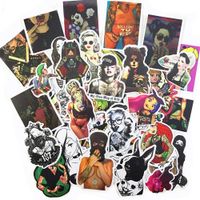 Beyong Skateboard Stickers for Adults Pack, Punk Hippie Sticker for Laptop Luggage Car Motorcycle Bicycle Bumper (Punk Sticker 100 Pcs)