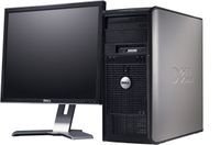 Optiplex GX280 Tower - 400GB HDD, 4GB Ram, DVD-Rom, 17in LCD Monitor, Windows XP Professional (Renewed)