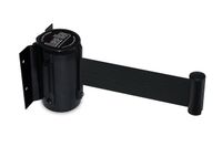 Tensator QWAYWALL-B9 QwayWall - Wall Mounted, Black Finish, Black 7'6" Belt