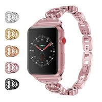 Wekin Bling Rhinestone Replacement Band Compatible for Watch Series 4,3,2,1, Adjustable Stainless Steel Bracelet Strap Wristband Link Metal Clasp 38mm/40mm 42mm/44mm Sport Edition for Women Men