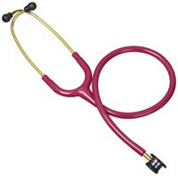 3M Littmann Classic II Infant Stethoscope, Rainbow-finish Chestpiece, Raspberry Tube, 28 inch, 2157