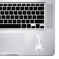 StickAny Palm Series Labrador Style 5 Sticker for MacBook Pro, Chromebook, and Laptops (White)