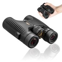 BEDOHAVE Adults 10x26 Folding Compact Mini Zoom Binoculars Lightweight Black Telescope for Bird Watching