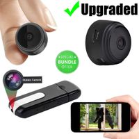 JCT Mini Hidden Camera-Wireless Hidden Home WiFi Security Cameras -USB Camera Bundle Wireless Camera- with App 1080P Night Vision Motion Sensor & Case Motion Activated Indoor Outdoor Small